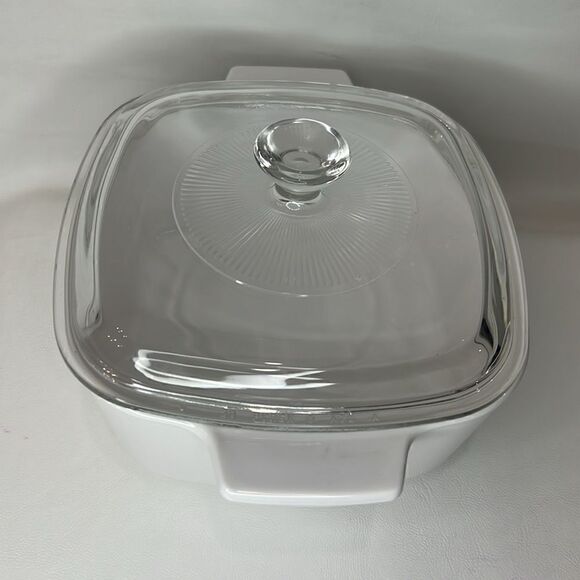 Corning Ware Blue Provincial 1.5 L Casserole Dish Square 7 In Tally 3 In Wide - Picture 4 of 10